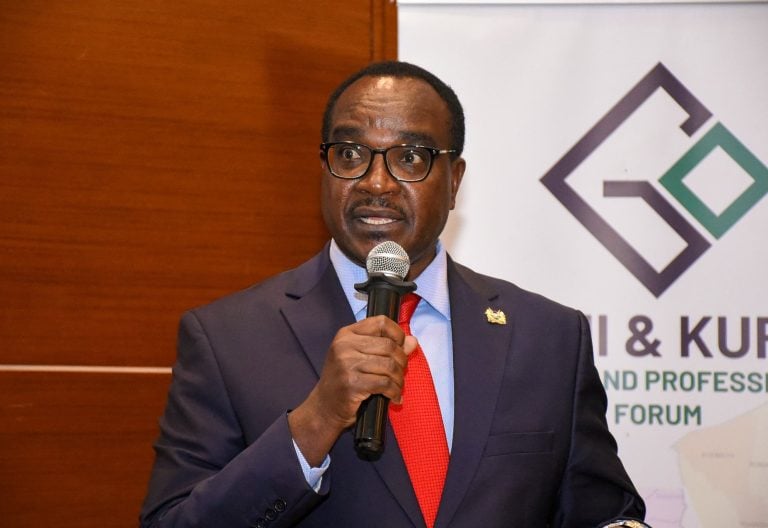 CS Ogamba speaking at a past event