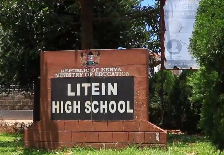 Litein High Principal Sent on Compulsory Leave Litein High School Signage