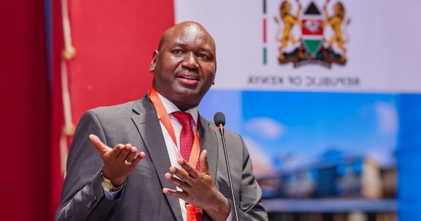 Basic Education Principal Secretary Julius Bitok addressing congregants