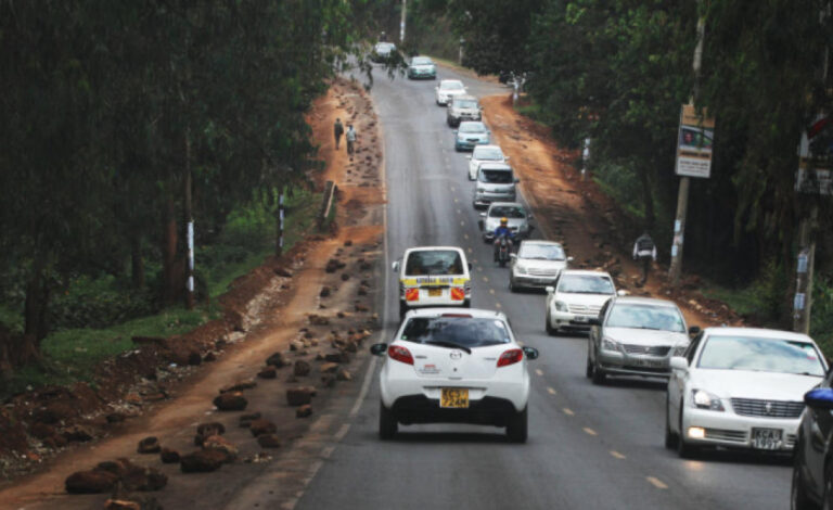 Traffic Jam along Kiambu Road